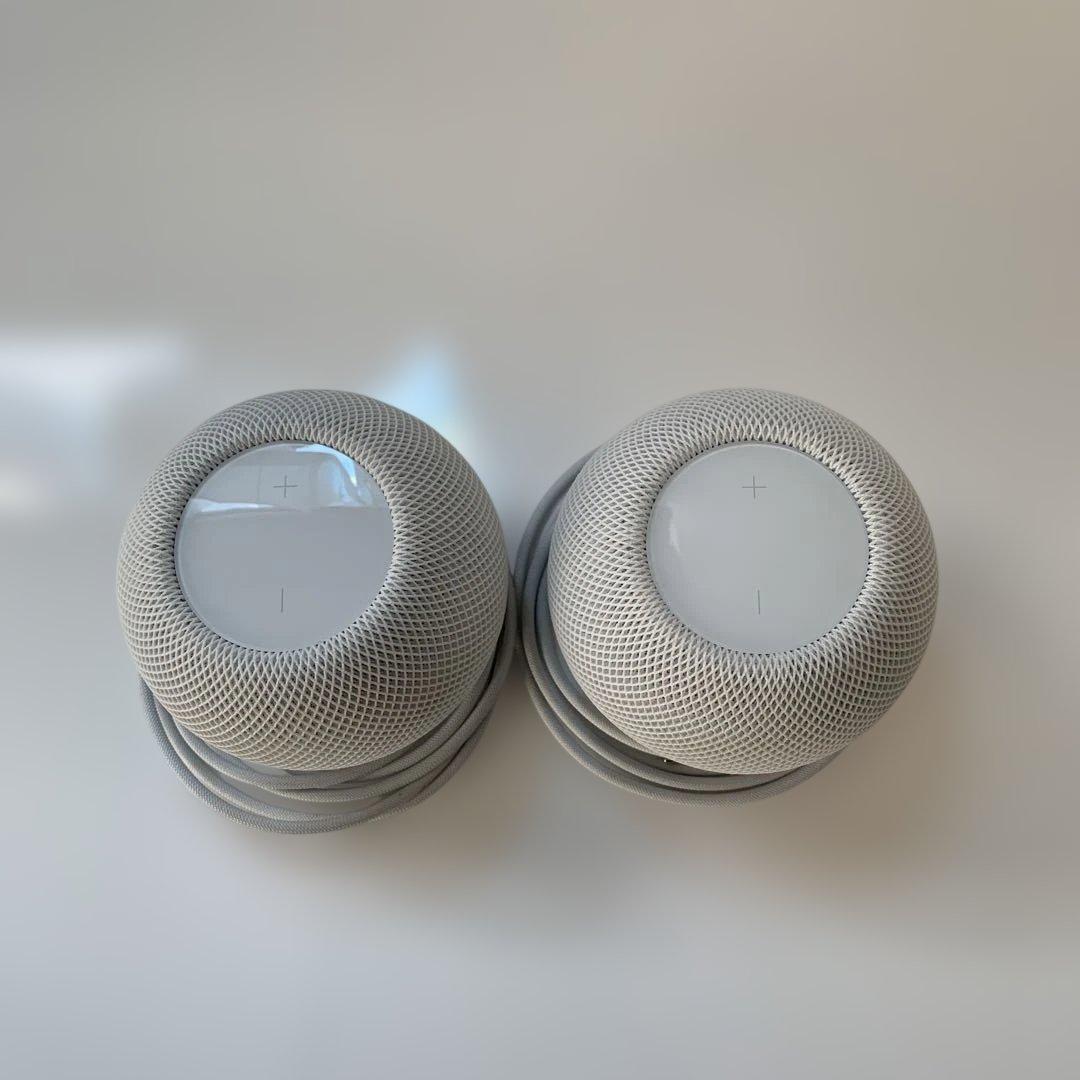 ジャンク品　Apple Pod mini ホワイト 2個セット