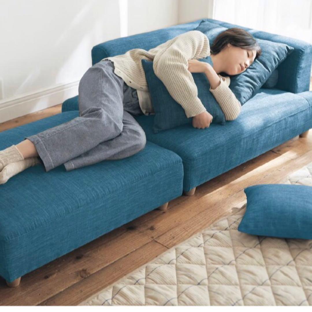 ♡美品♡ブルー　ニトリ　ナフコ　コストコ　IKEA  ベッド　子供部屋　ソファー