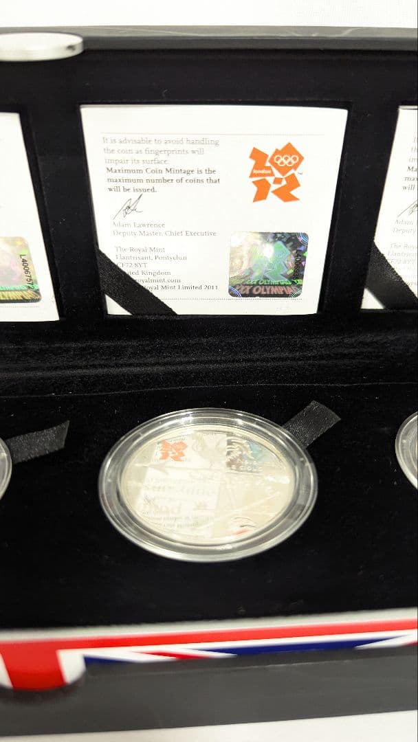 ま*ー様 2011年ロンドンオリンピック記念銀貨セット