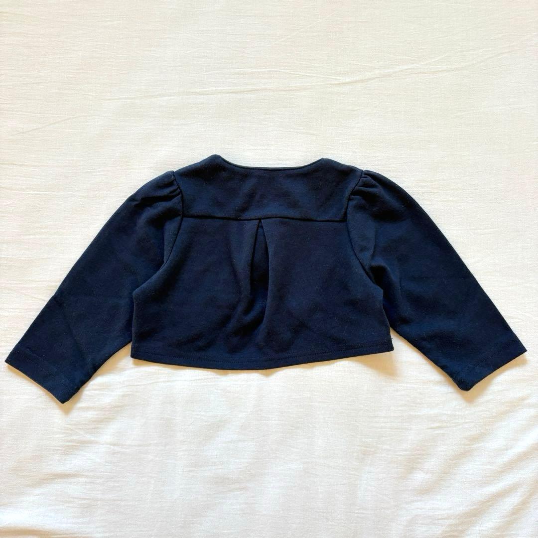 値下●familiar ワンピース＋長袖トップス、WILLMERY 上着 80