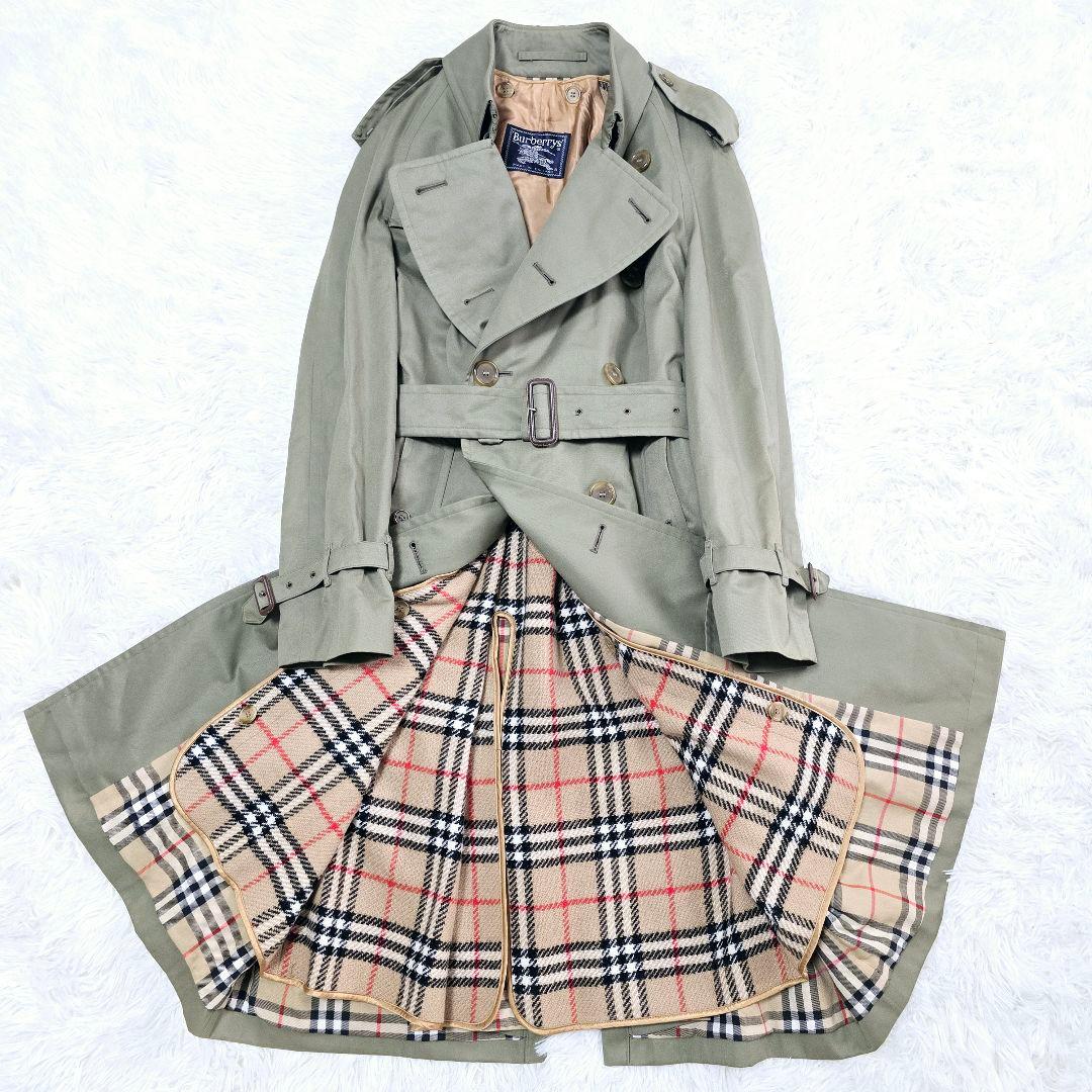 猫様✨バーバリー トレンチコート ライナー付き カーキ
