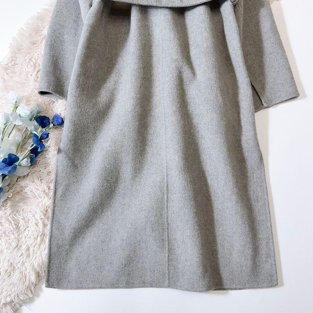 極美品ꕥスピックアンドスパン 北川景子さん 完売 ビーバーフォールドラペルコート