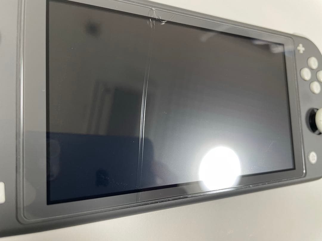 画面キズ有・Switch Lite ・グレー・希望でオマケ付