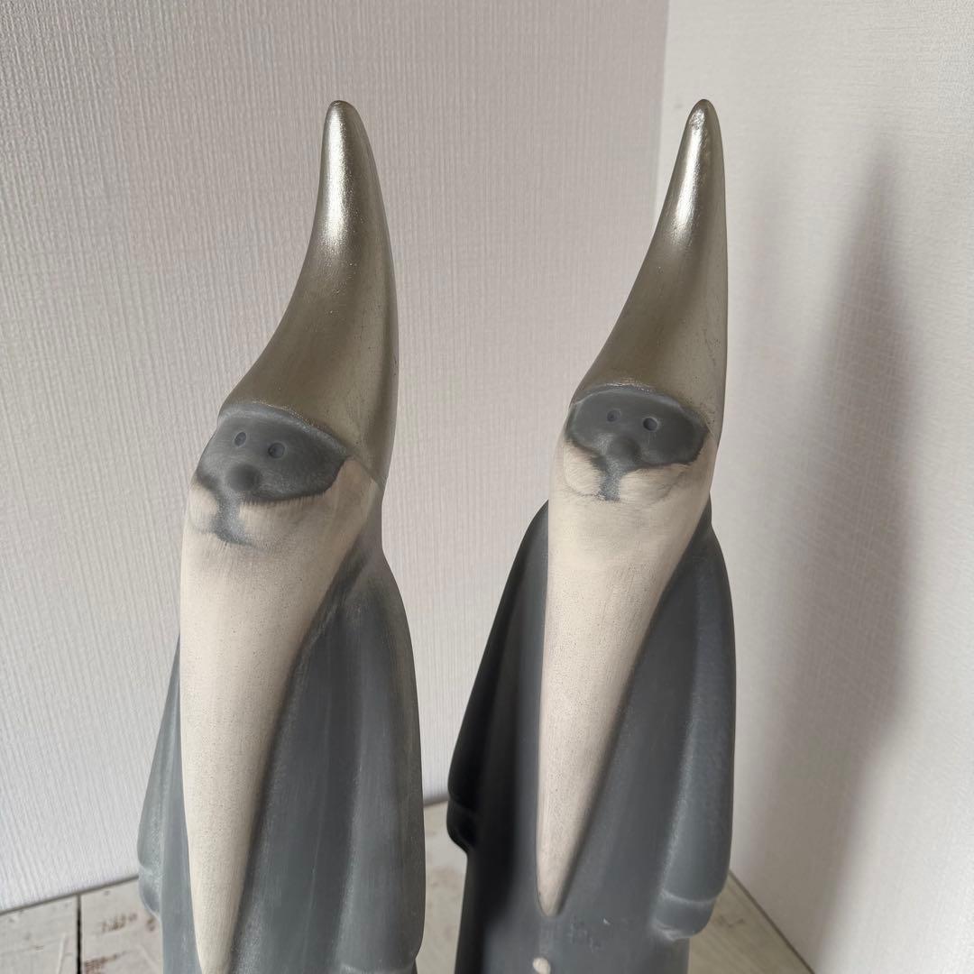 LEONARDO社　サンタクロース　大型セラミックオブジェ　２体