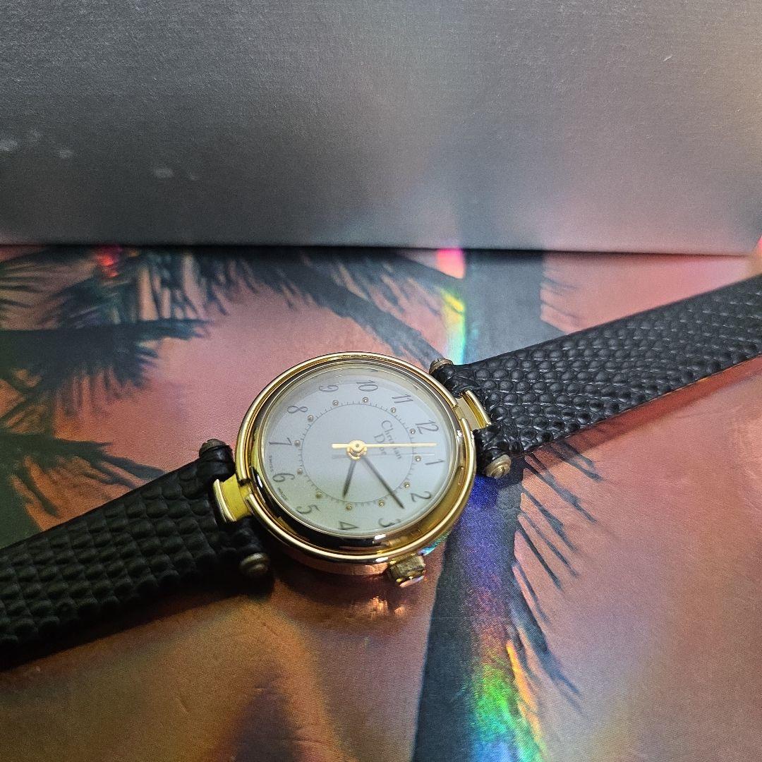 ⭐【美品希少レア】クリスチャンディオール3005ゴールド腕時計