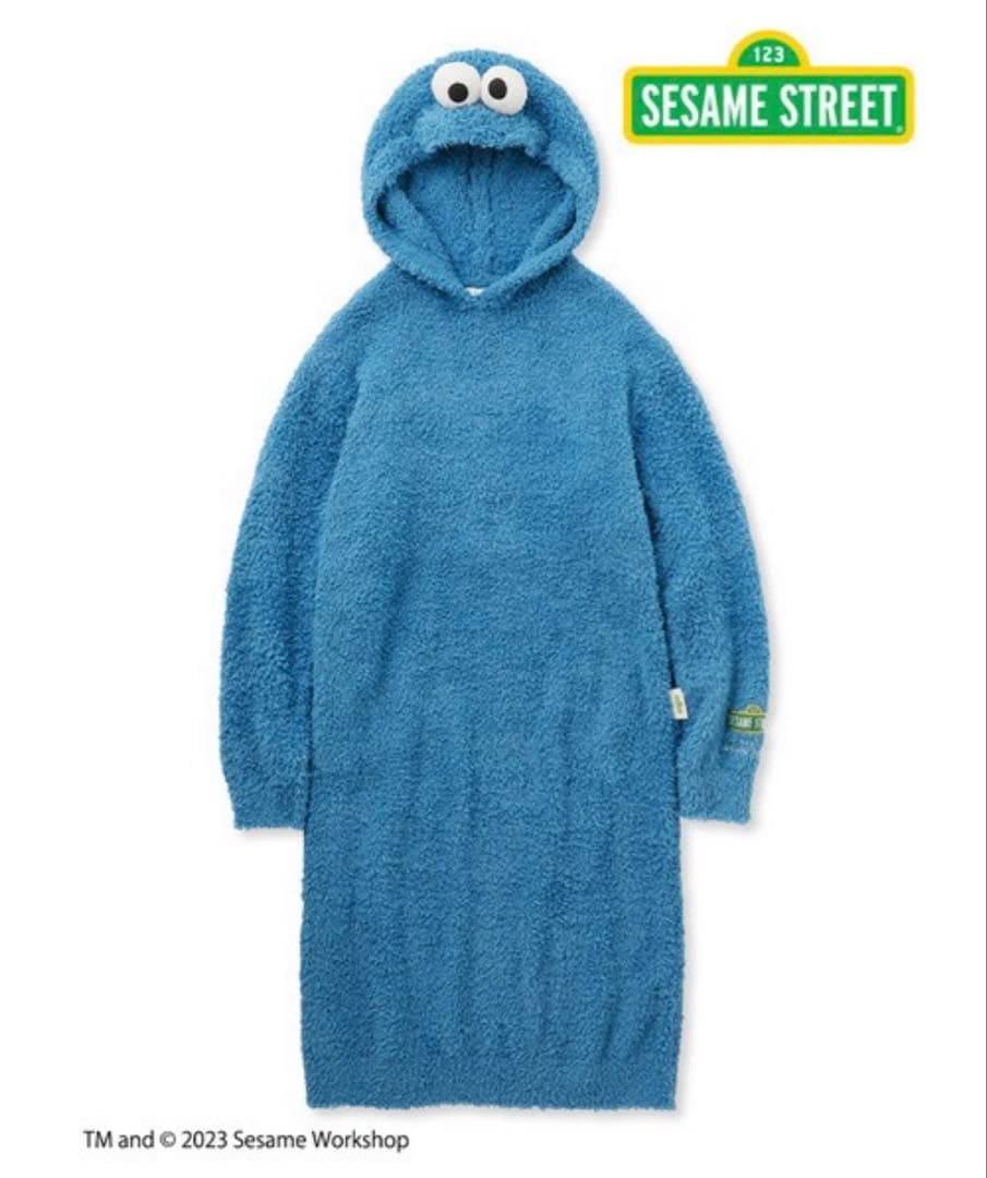【新品タグ付き】gelato pique クッキーモンスター ワンピース ブルー