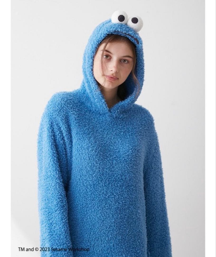 【新品タグ付き】gelato pique クッキーモンスター ワンピース ブルー