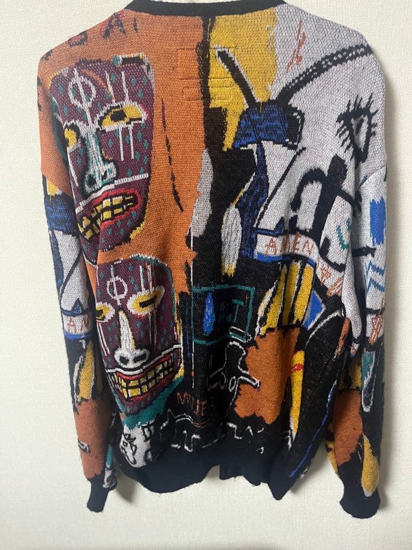 ワコマリア　バスキア　カーディガン　JEAN-MICHEL BASQUIAT