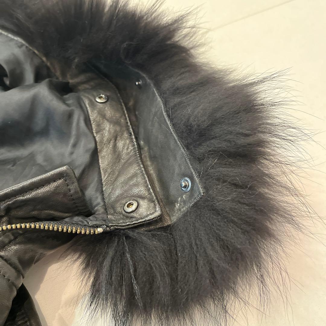 美品　theory レザー　ラムスキン　ジャケット