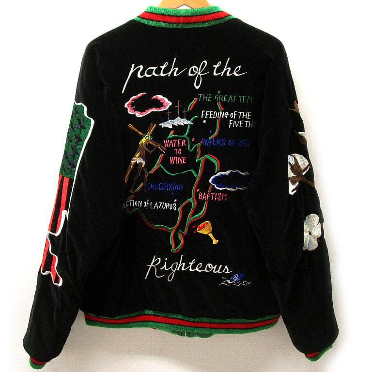 22ss SAINT MICHAEL × DENIM TEARS スカジャン M