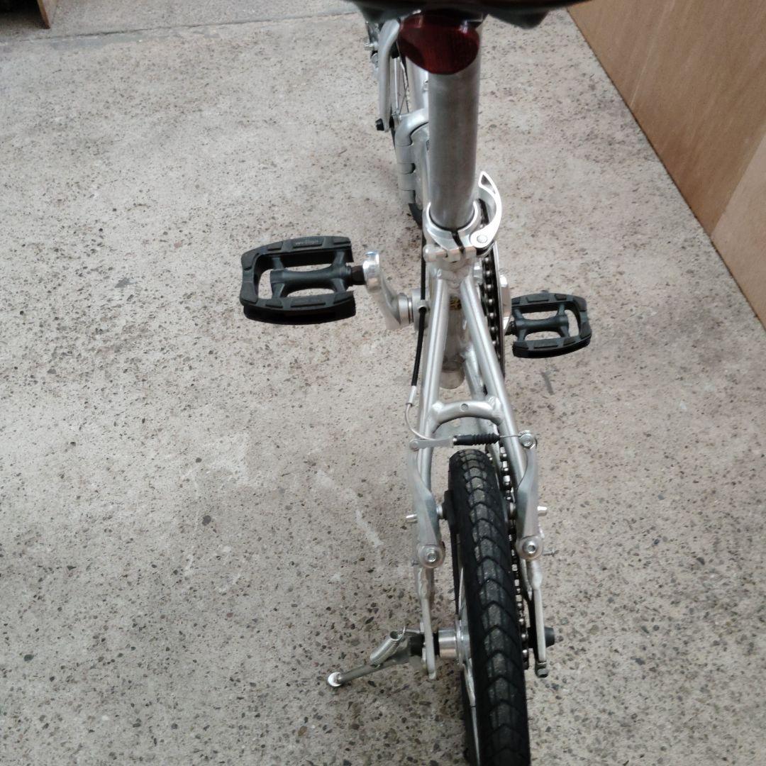 CAPTAIN STAG 折りたたみ自転車 シルバー