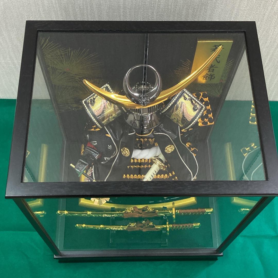 訳あり特価　KS5 上杉大将ケース入り　5月人形ケース　大将ケース　鎧兜大将