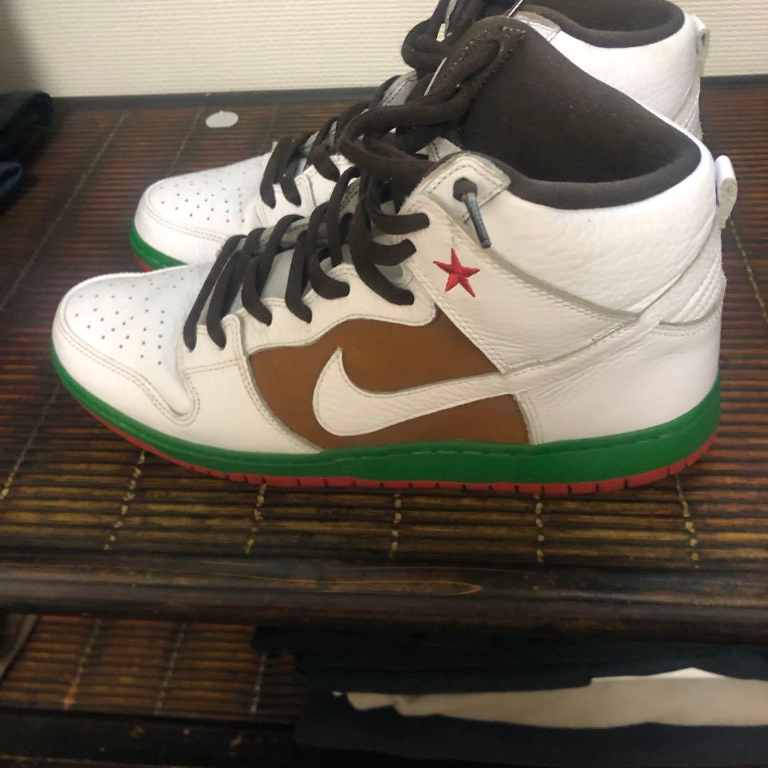 靴 NIKESB DUNK HIGH PREMIUN CALIFORNIA 30cm
