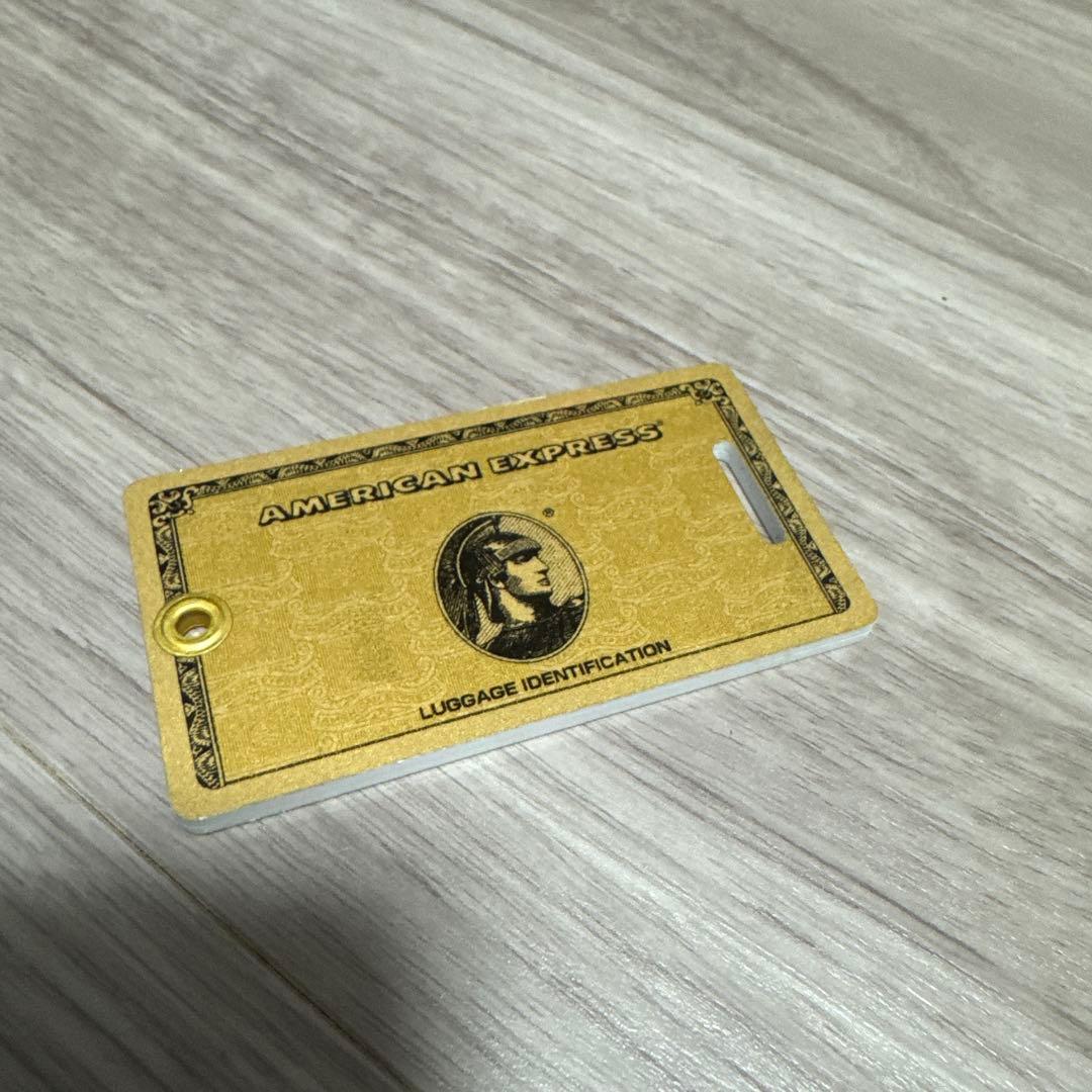 AMEX アメリカンエキスプレスセンチュリオン プラチナ　ゴールド　ラゲージタグ