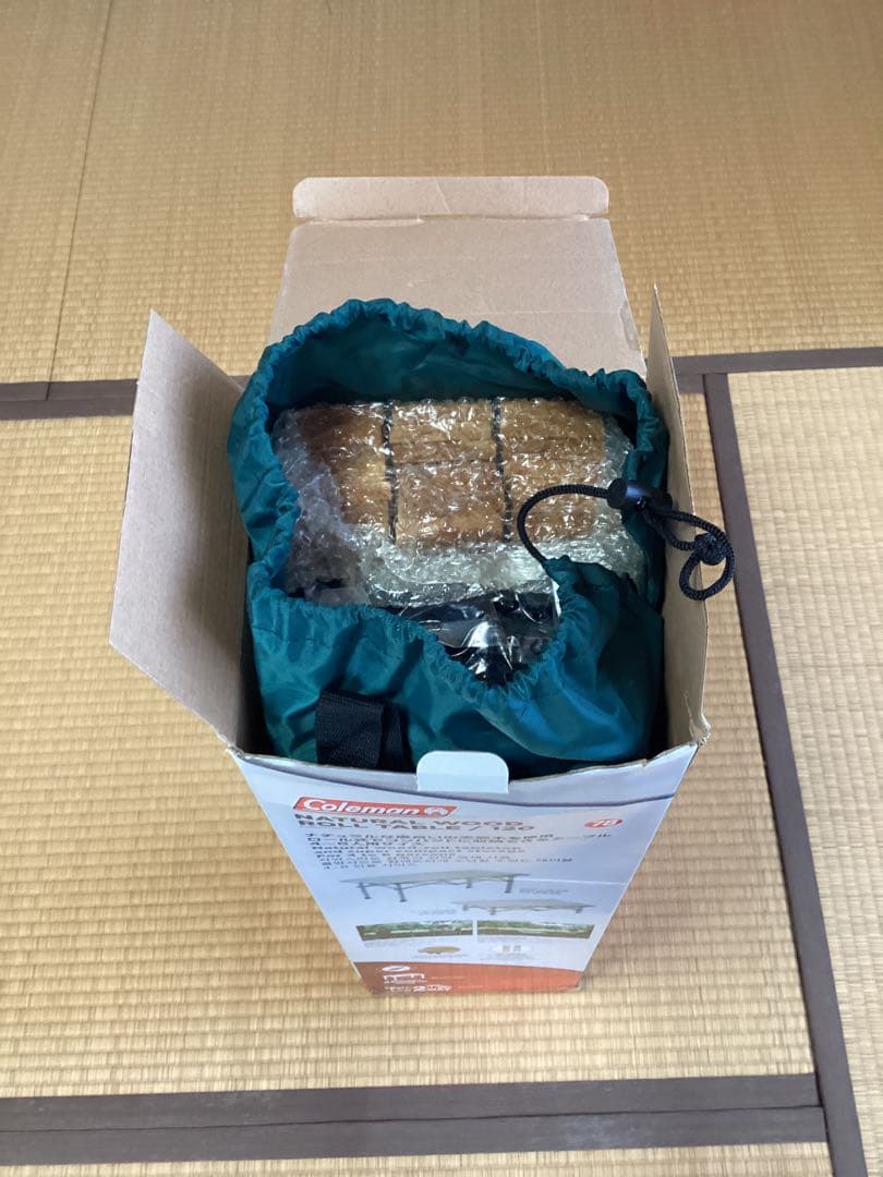 【専用】【美品】コールマン アウトドア ナチュラルウッドロールテーブル 120