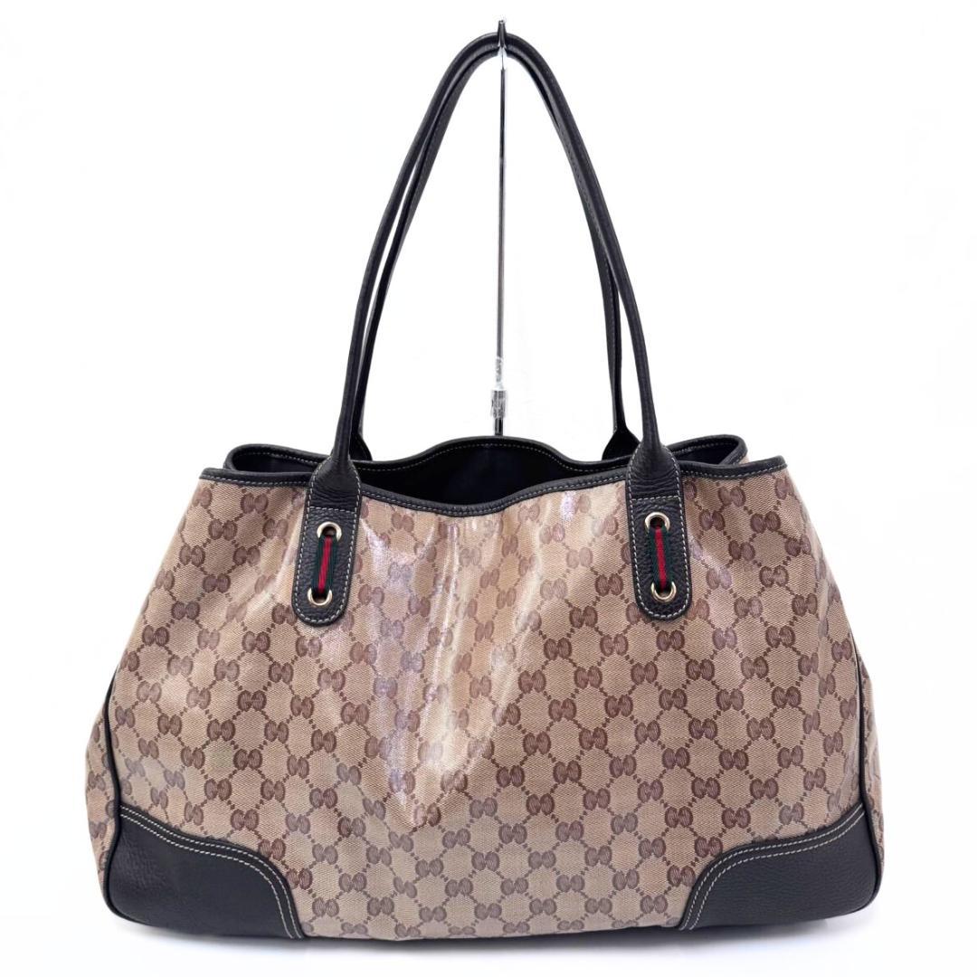 ユキ グッチ トートバッグ 293589 GGクリスタル ベージュ