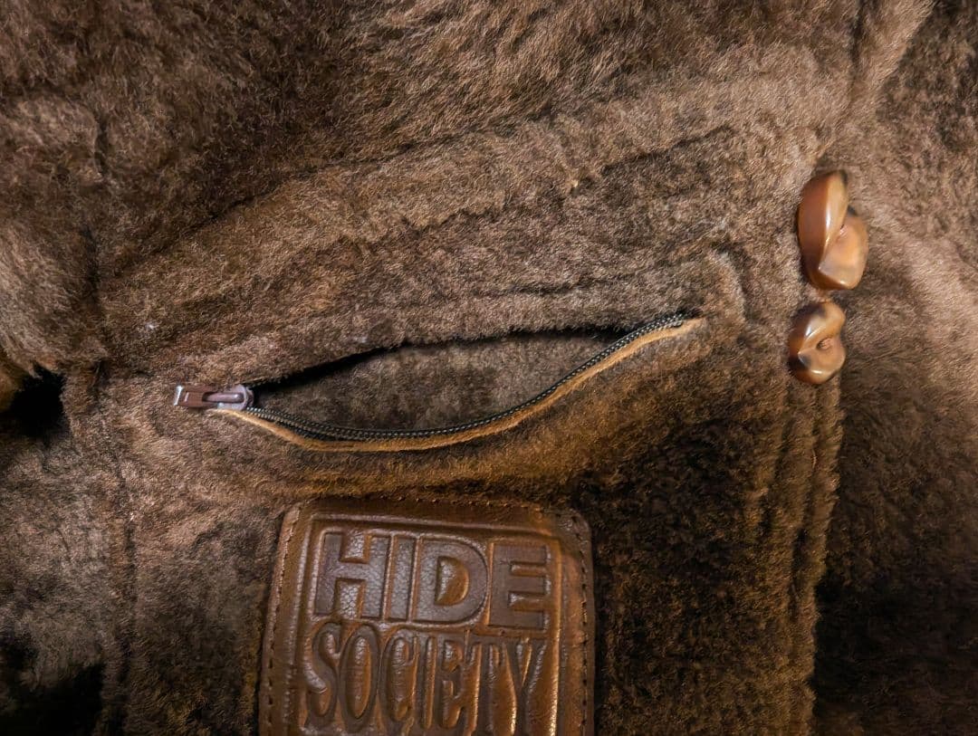 【希少品】HIDE SOCIETY  シープスキンコート カナダ製