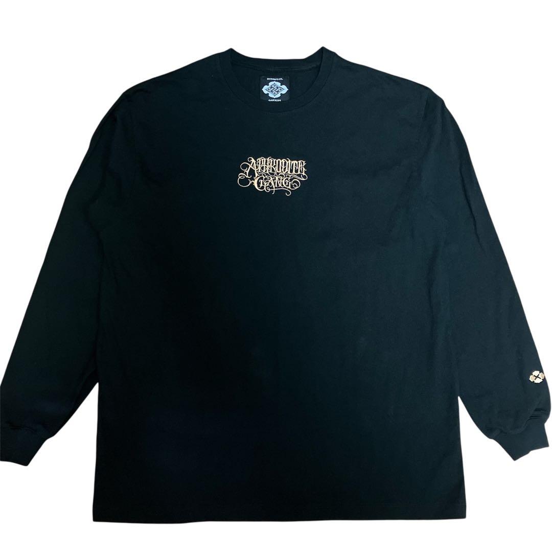 GAKKIN × BUDSPOOL 花罰 刺繍 ロンT 舐達麻 舐達磨