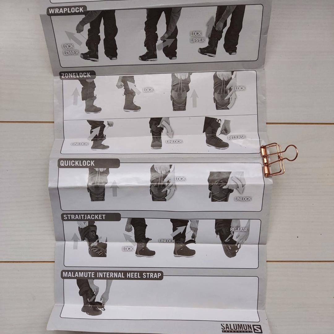 サロモン（26cm）スノーボードブーツ ボード FACTION boa ブラウン