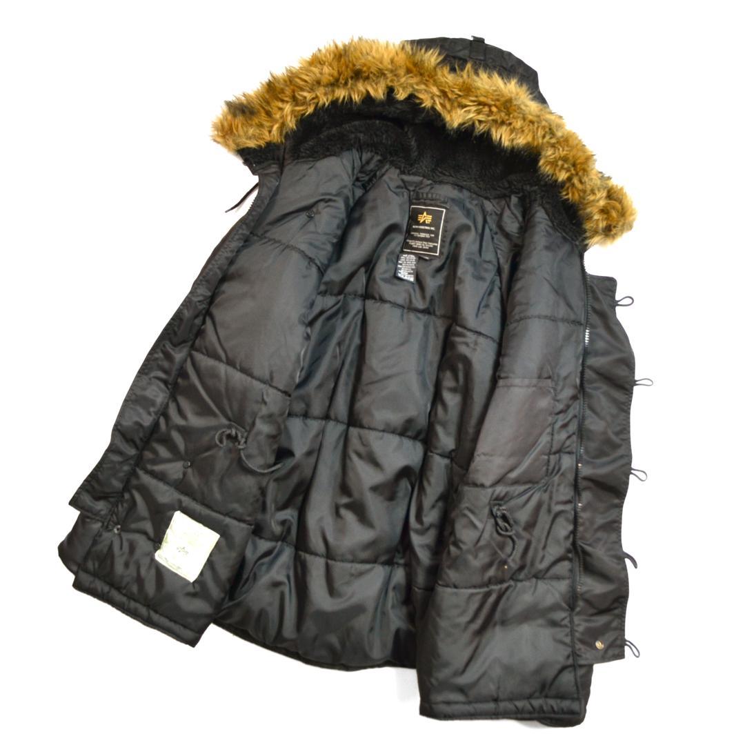 【極美品】ALPHA INDUSTRIESアルファ N-3BフライトジャケットL