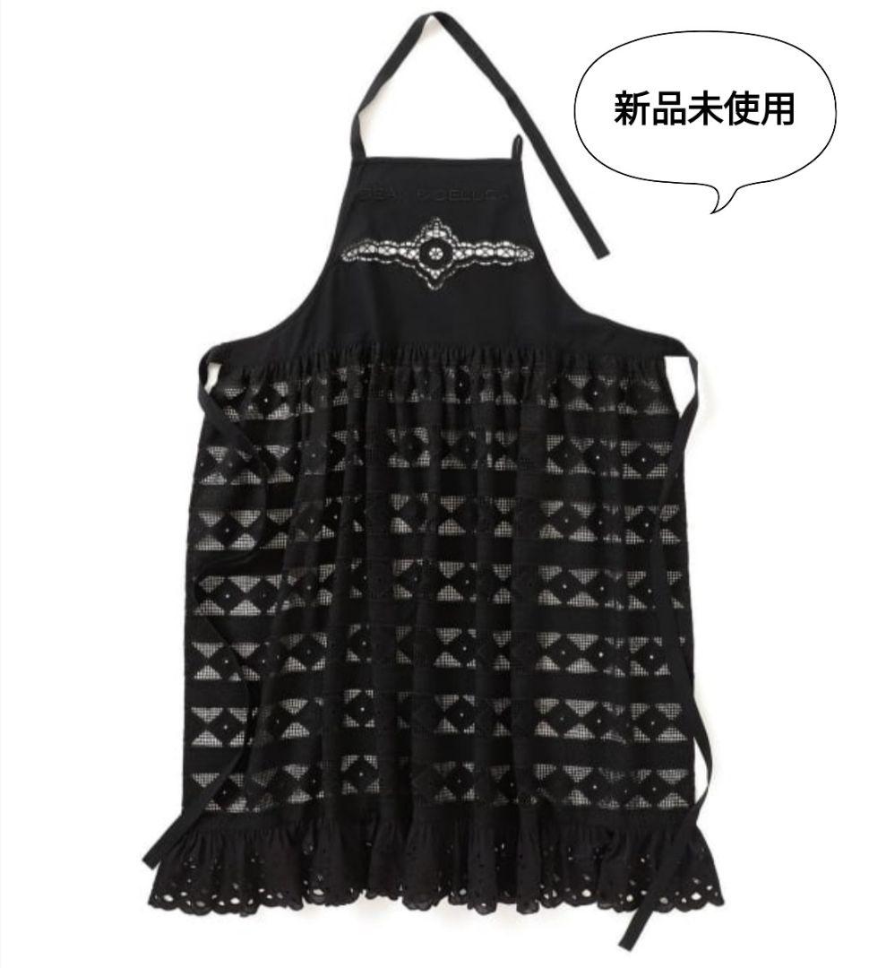 DEAN & DELUCA × BEAMS COUTURE エプロン 黒　2