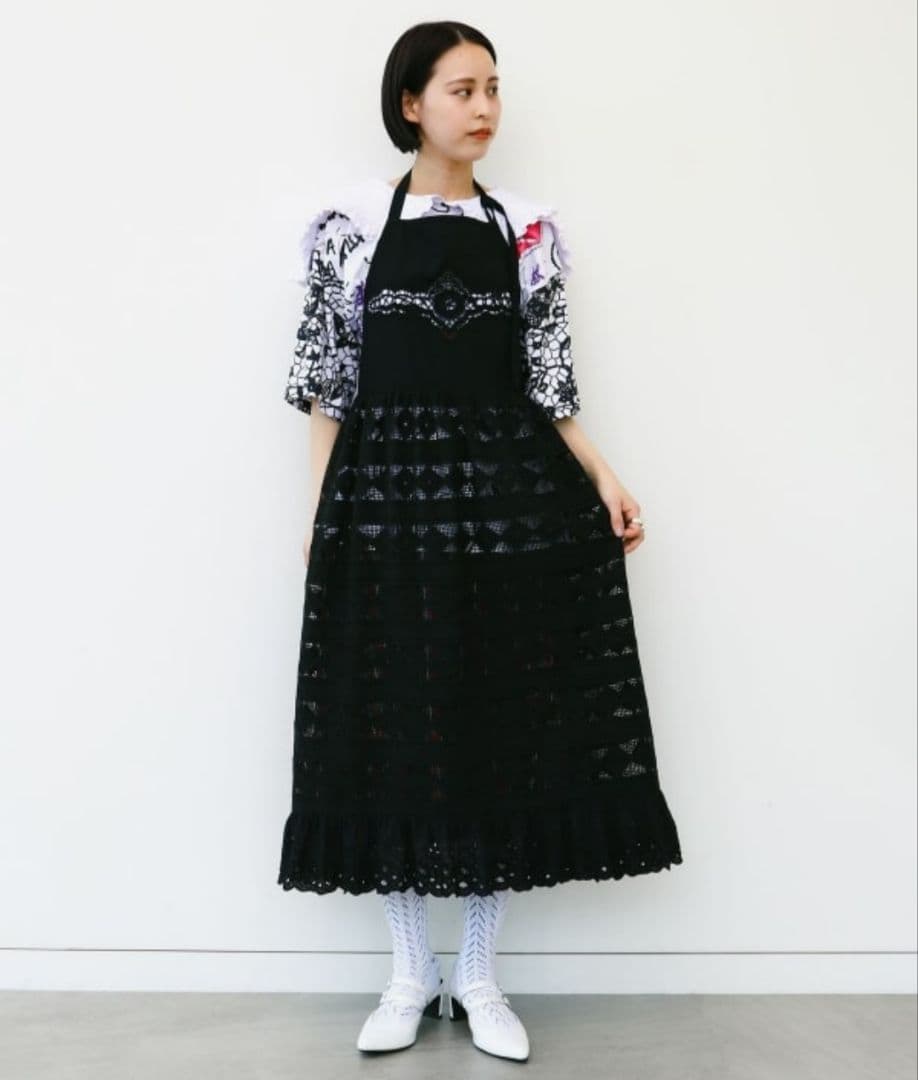 DEAN & DELUCA × BEAMS COUTURE エプロン 黒　2