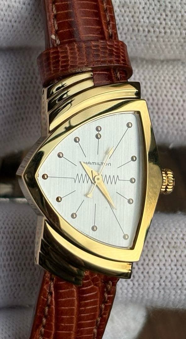 ジャンク Hamilton ハミルトン ベンチュラ ゴールド 6334