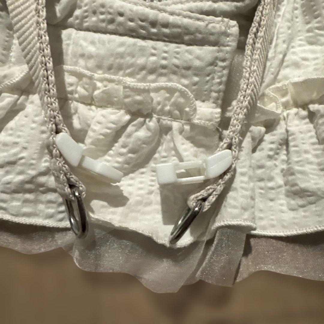 シェリークチュール　 cherircouture フリフリハーネス　ホワイト　S