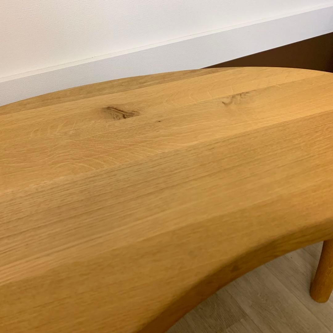 【美品】HIDA 飛騨産業 森のことば 豆型リビングテーブル センターテーブル