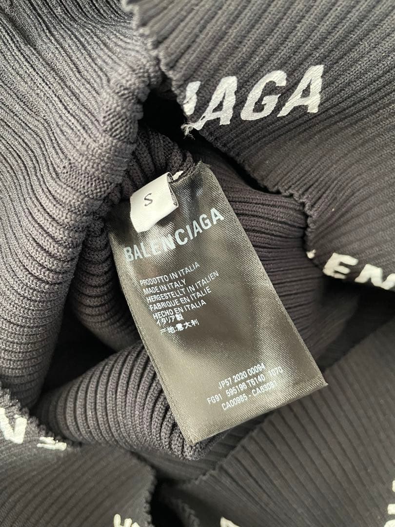 BALENCIAGA ロゴ ワンピース