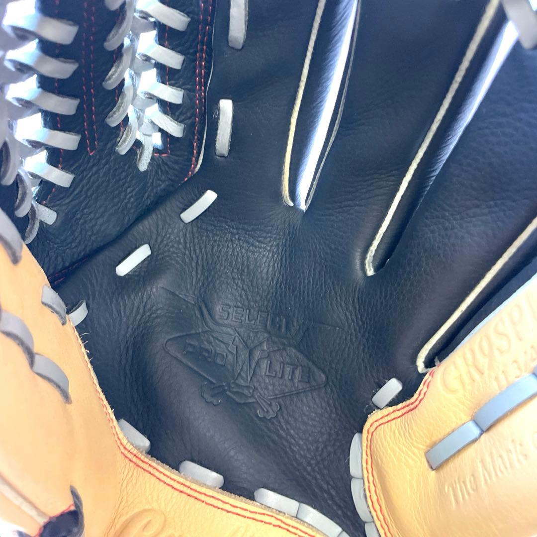 シ*こ様 【未使用級美品】Rawlings 一般軟式用 ブラック×キャメル