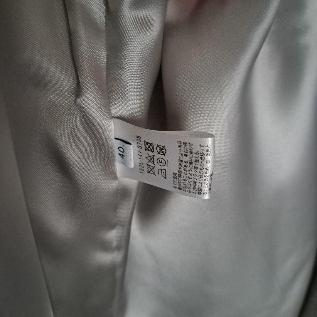 最終お値下げ！美品　ユナイテッドアローズ　フード付コート　グレー　40　Lサイズ