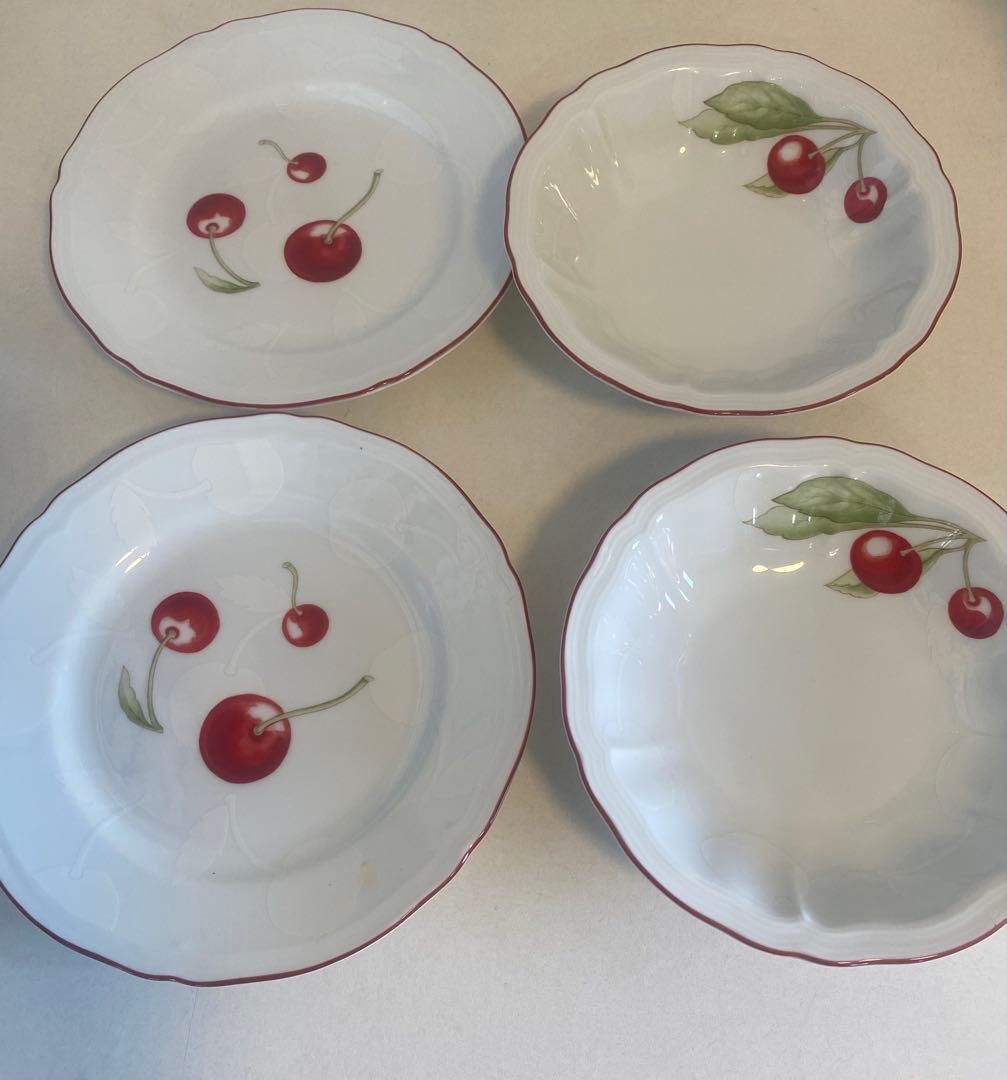 【美品】リチャードジノリ アンティコチェリー 4枚セット