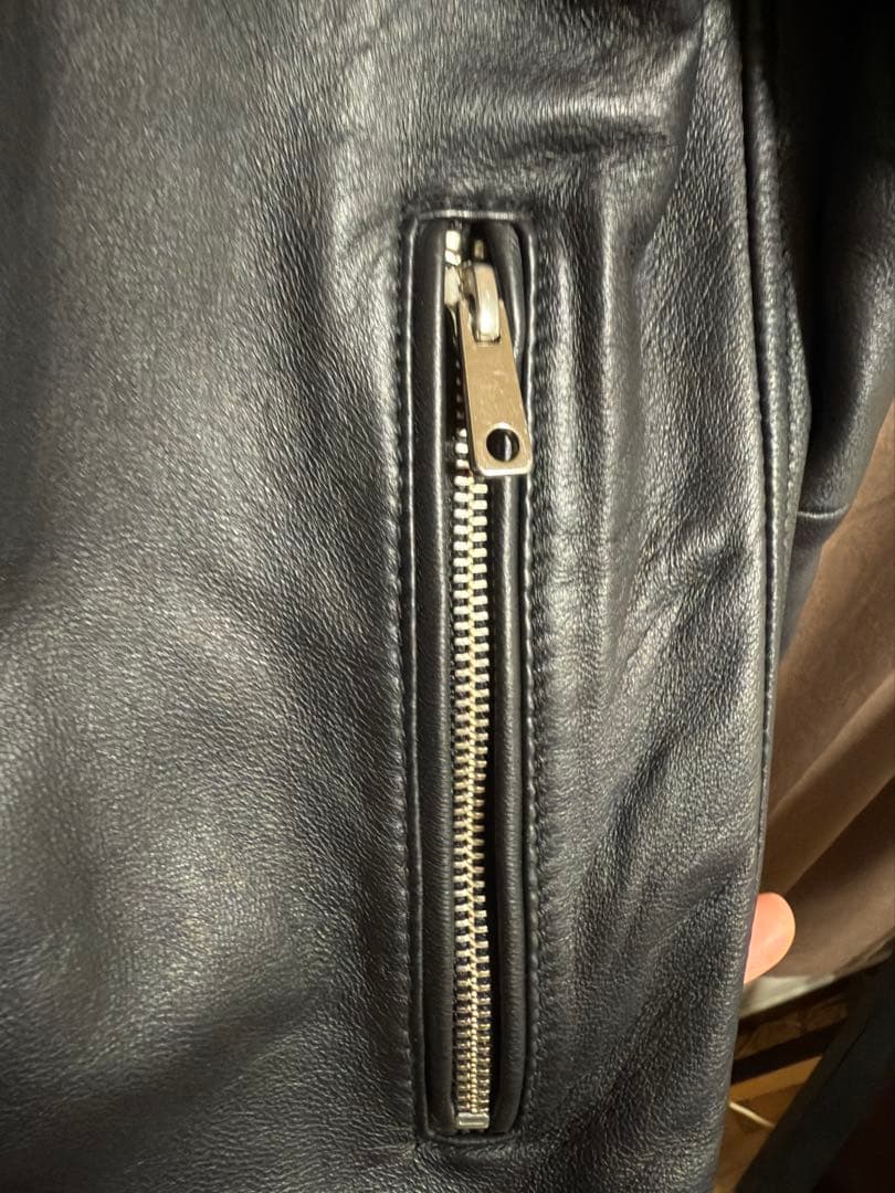 UNITED TOKYO 羊革 ラムレザー シングルライダース 希少4(XL)