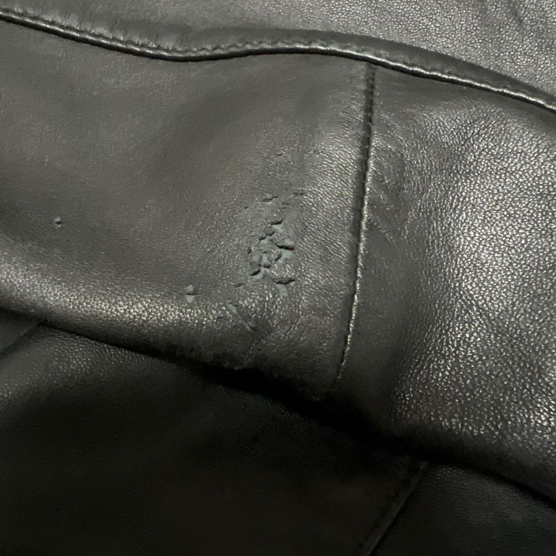 オールセインツALLSAINTSブラックレザーライダースジャケット L