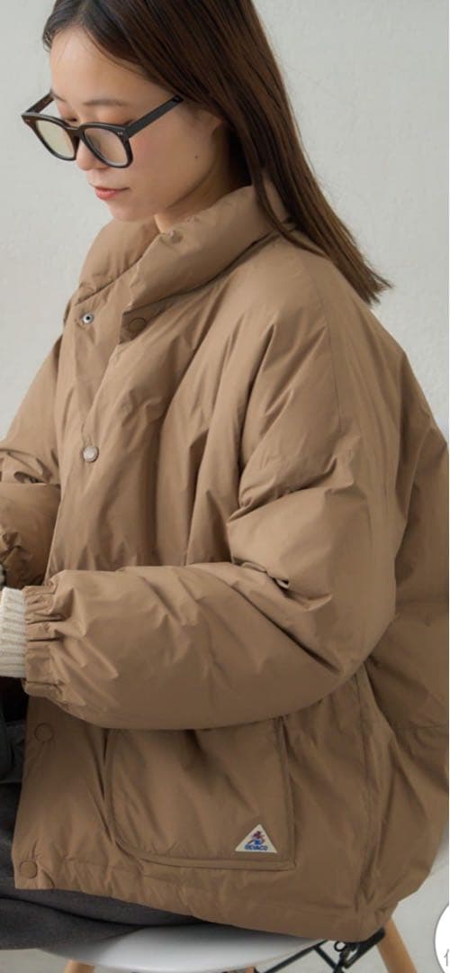 【GEVACO】ノンステッチミドルジャケット　38 新品未使用品