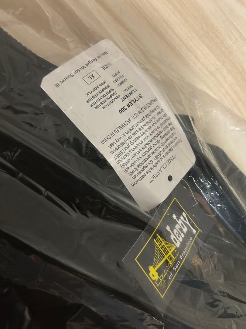 即発送可能　derby of San Francisco ダービージャケット　黒