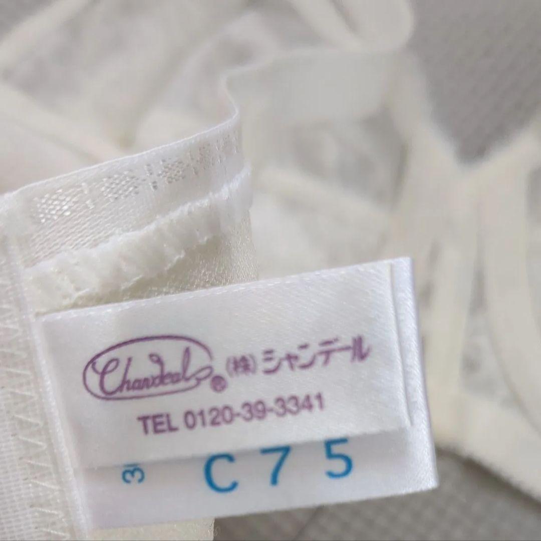 シャンデール ブラジャー オフホワイト C75 補正下着 ブライダル
