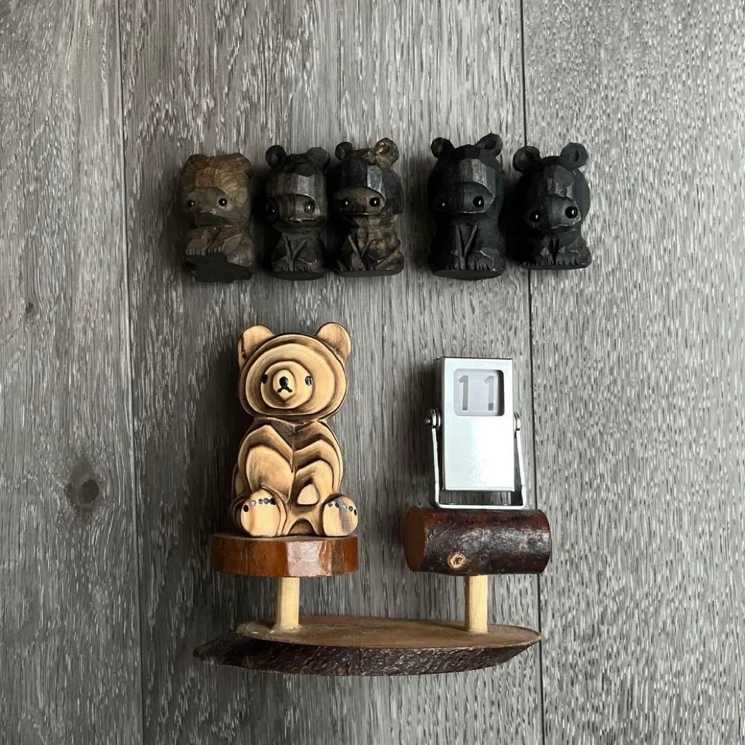 北海道　熊ボッコ　6点　日めくり　万年カレンダー