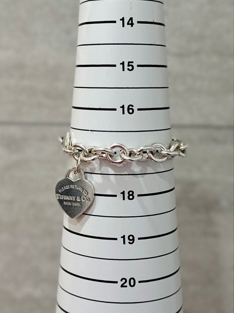 ◇ティファニー リターントゥハート タグ チェーンブレスレット シルバー◇