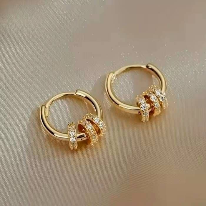 X724 と X821 ピアス レディース ゴールド k18 S925 ダイヤ