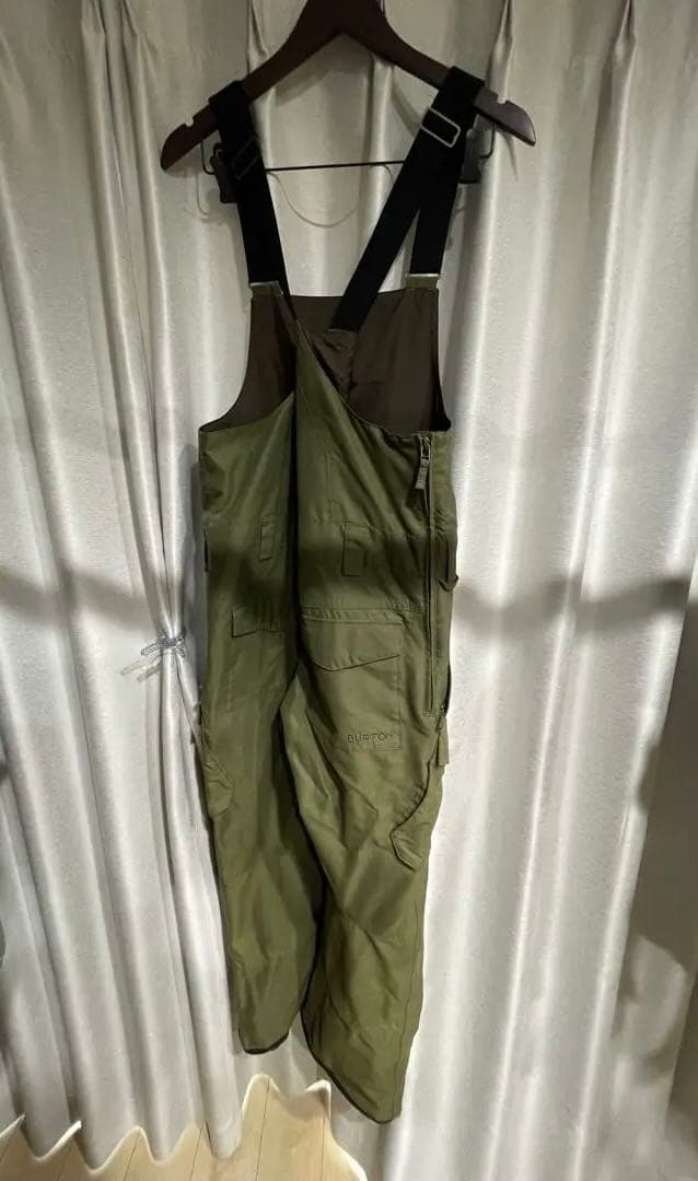 BURTON スノーボード ビブパンツ　オリーブ