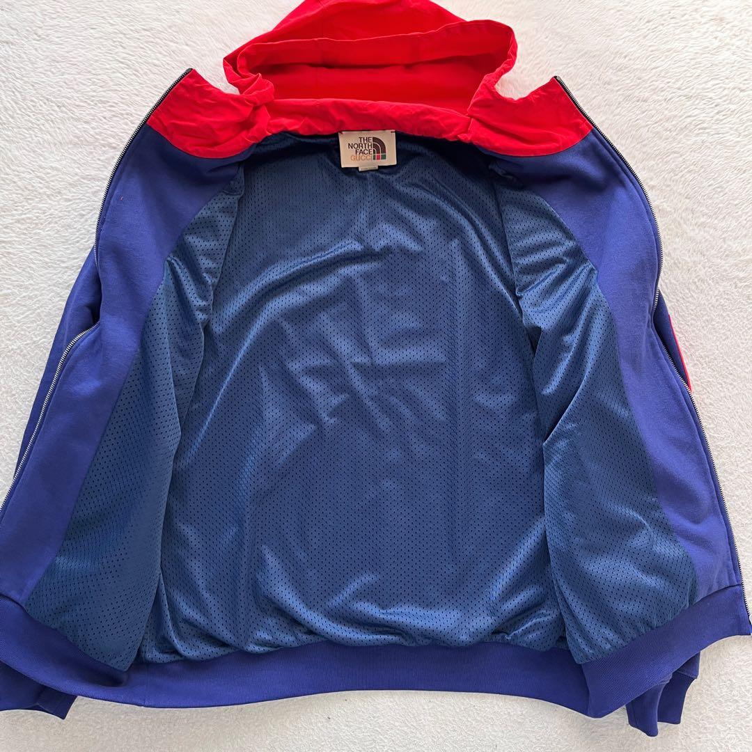 美品✨GUCCI × ノースフェイス コラボ ジップ パーカー 限定 レア