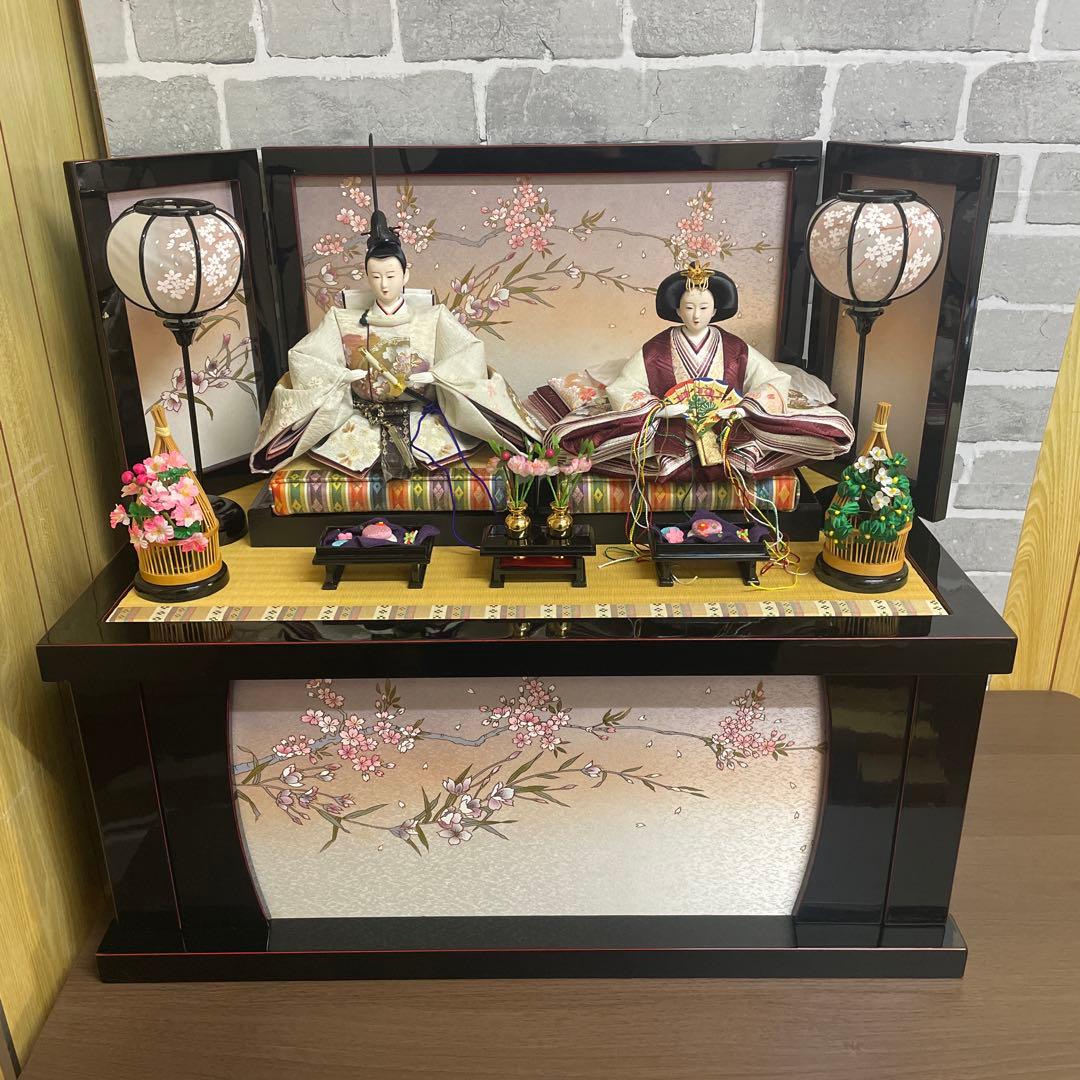 雛人形 収納飾り 美品