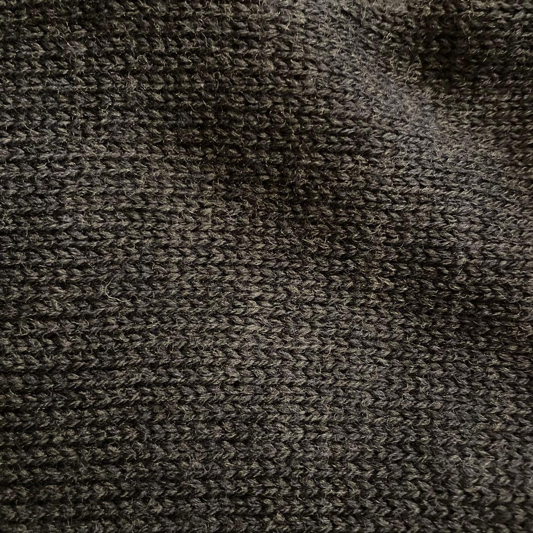 BOTTEGA VENETA 長袖レイヤードニット グレー✖️ネイビー S