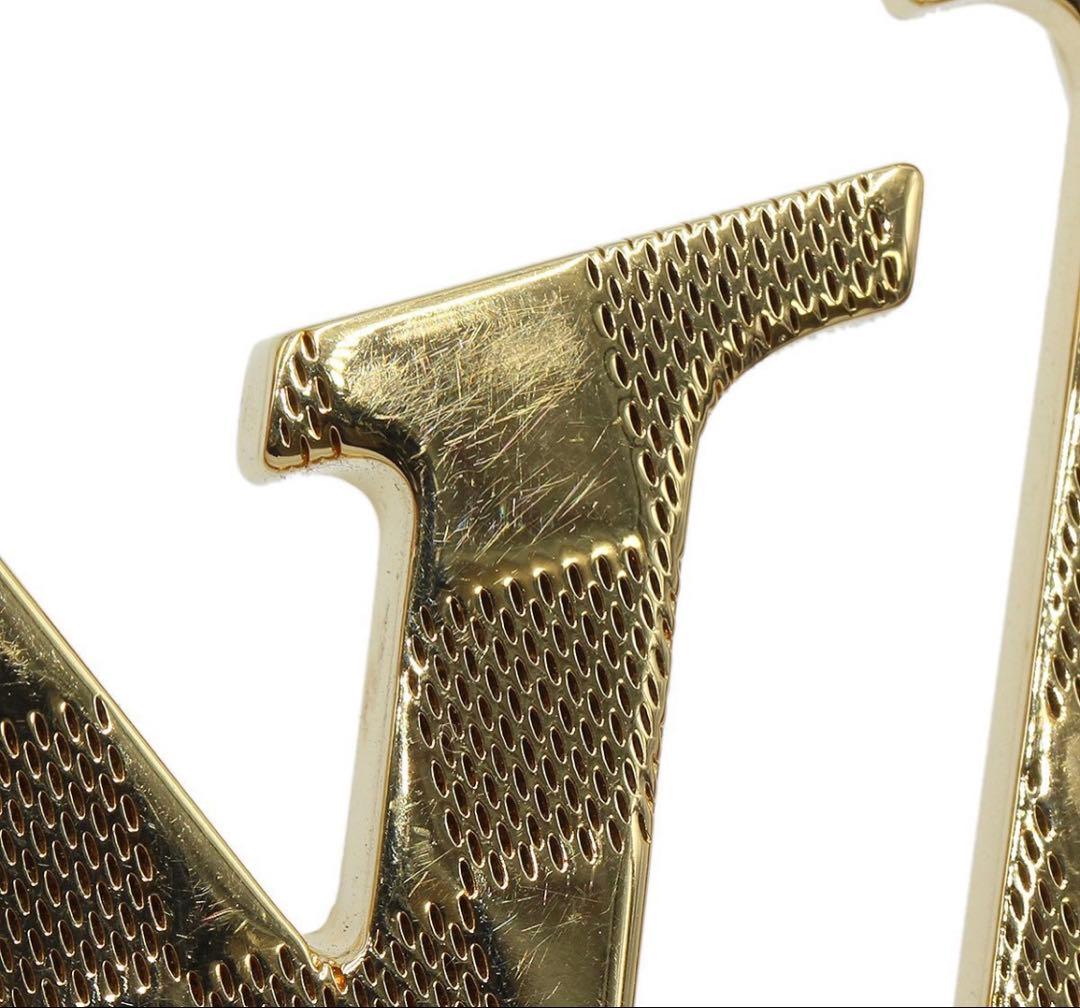 S2123 美品 ルイヴィトン LV ロゴ ダミエ サンチュール ベルト