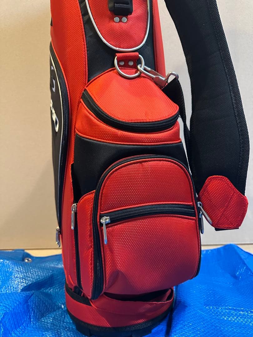 komekko　H-BRID レッドキャディバッグ+ゴルフセット