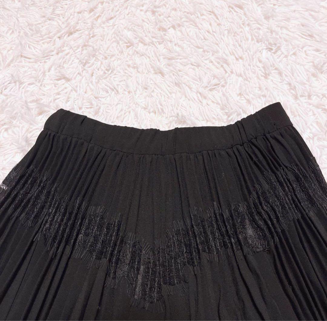 Ameri アメリUNDRESSED LACE SANDWICH SKIRT S