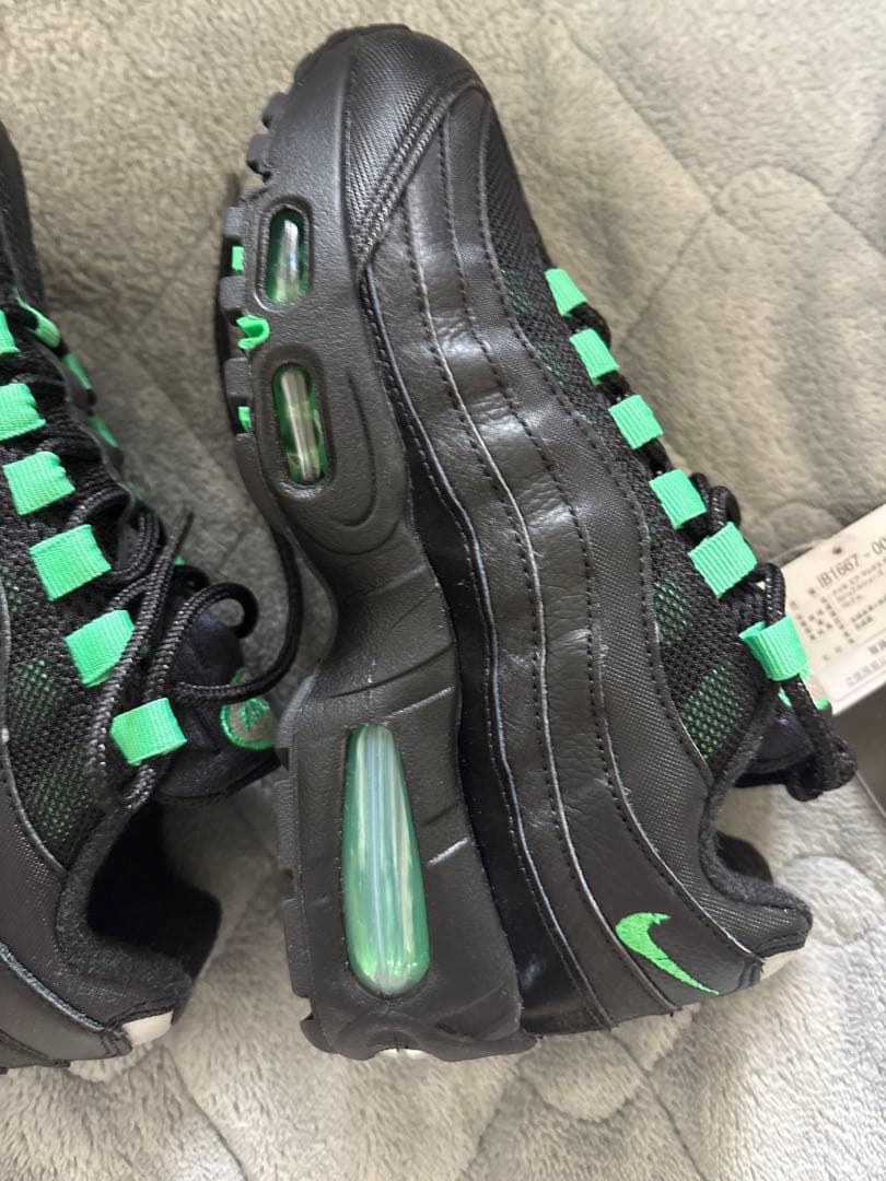 靴 NIKE AIR MAX 95 OG BLACK/GREEN 23cm