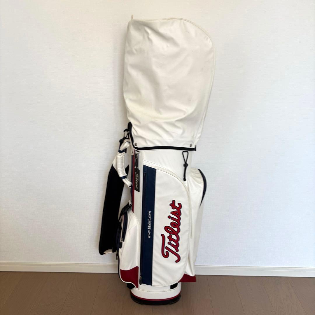 Titleist キャディバッグ 白 クラッシックデザイン　タイトリスト